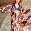 Kimono GISELA et ses motifs multicolores Gisela chic