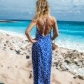 Robe longue d’été dos nu L'ETE EN SOLDE beachwear