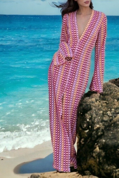 Robe de plage sexy en crochet La plage bohème chic